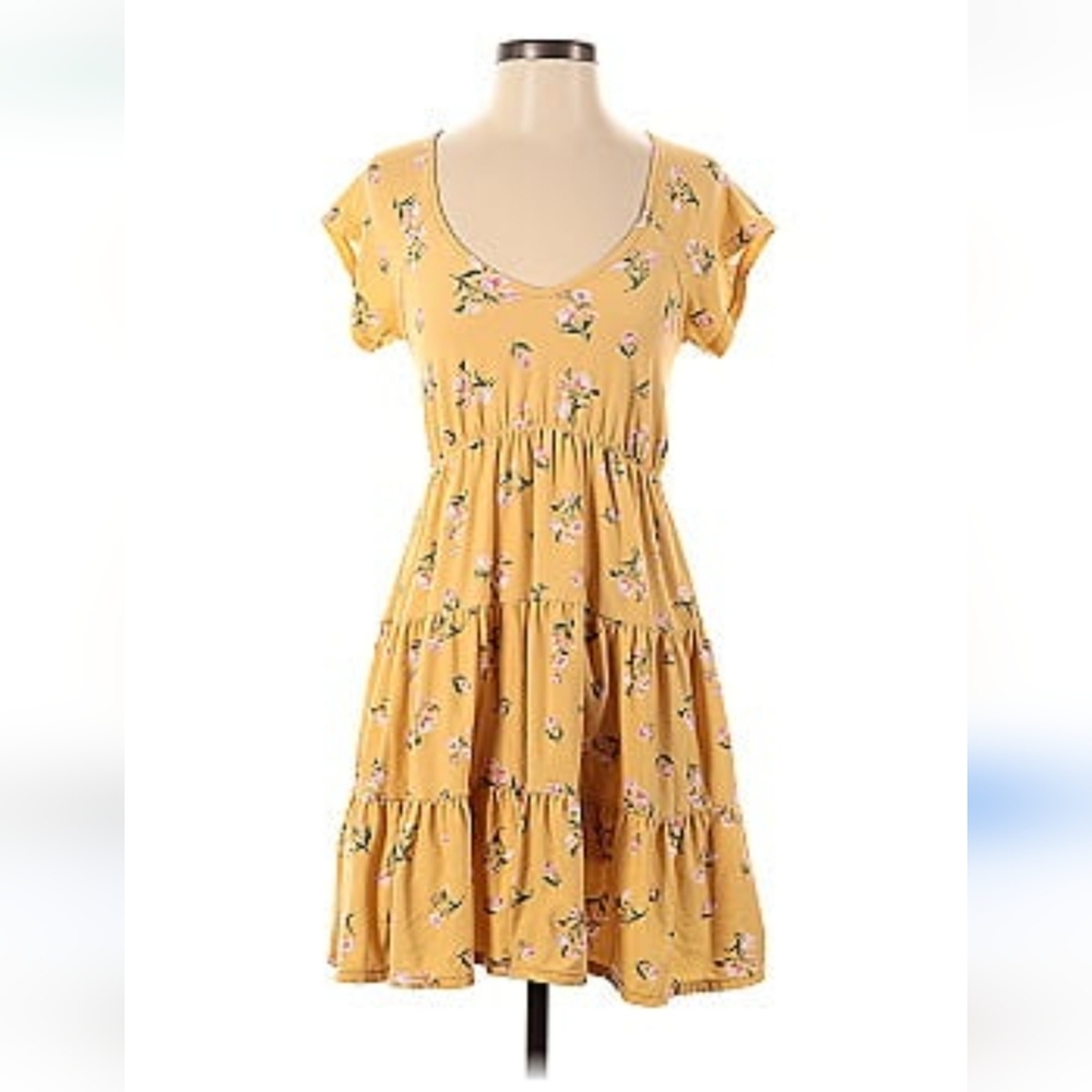 Bohemian floral Motif Cocktail Dress